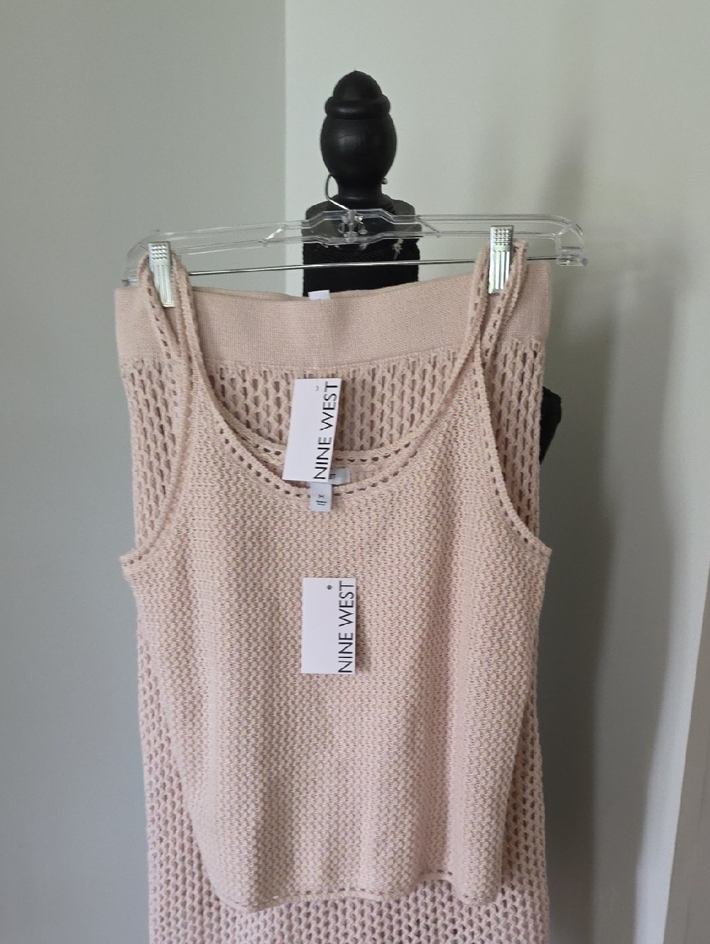 Nine West Crochet Skirt And Top Set.  Bottm Size S. Top Size M. NWT.